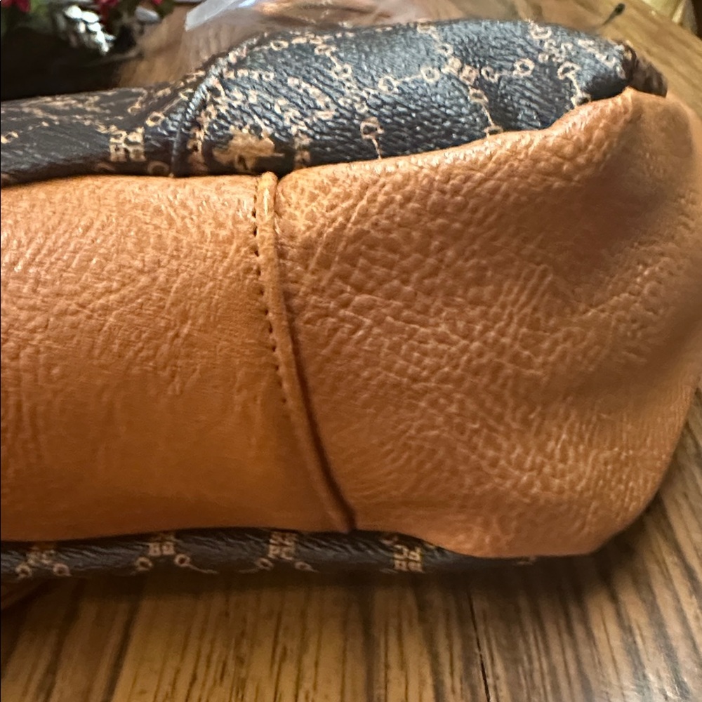 NWT Beverly Hills Polo Club brown  Patterned Womens Bag - Picture 8 of 12